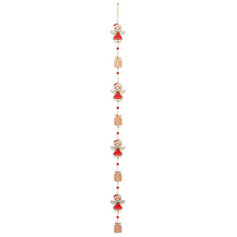 Girlande Lebkuchen Frau & Kuchen 105 cm