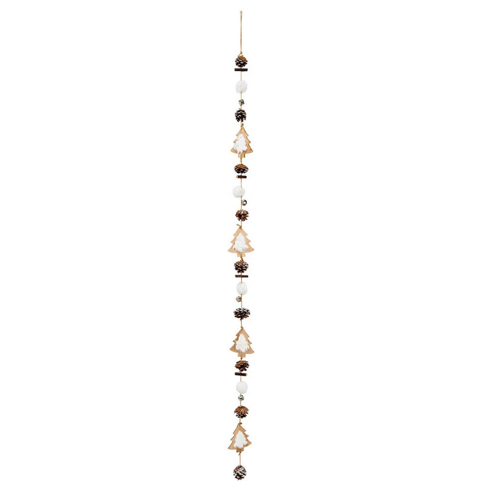 Girlande Pappelholz & Tanne 138 cm
