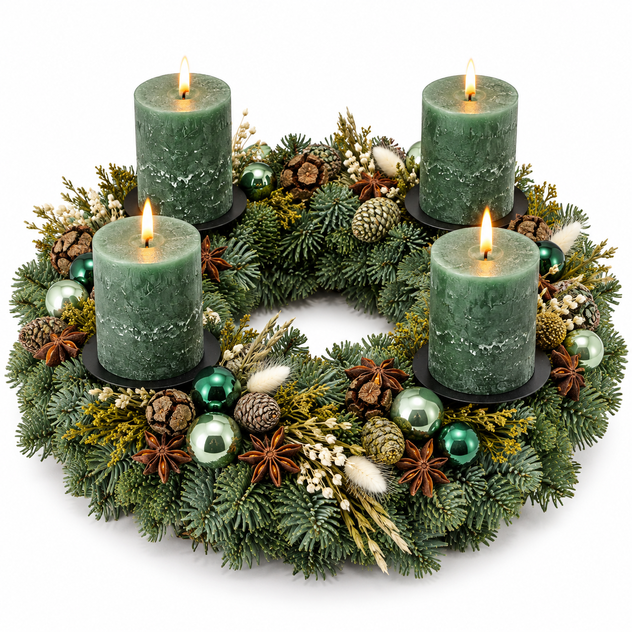Adventskranz_Eucalyptus_Smaragd_Nobilis
