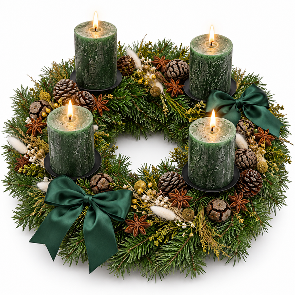 Adventskranz_gruen_Nordmann