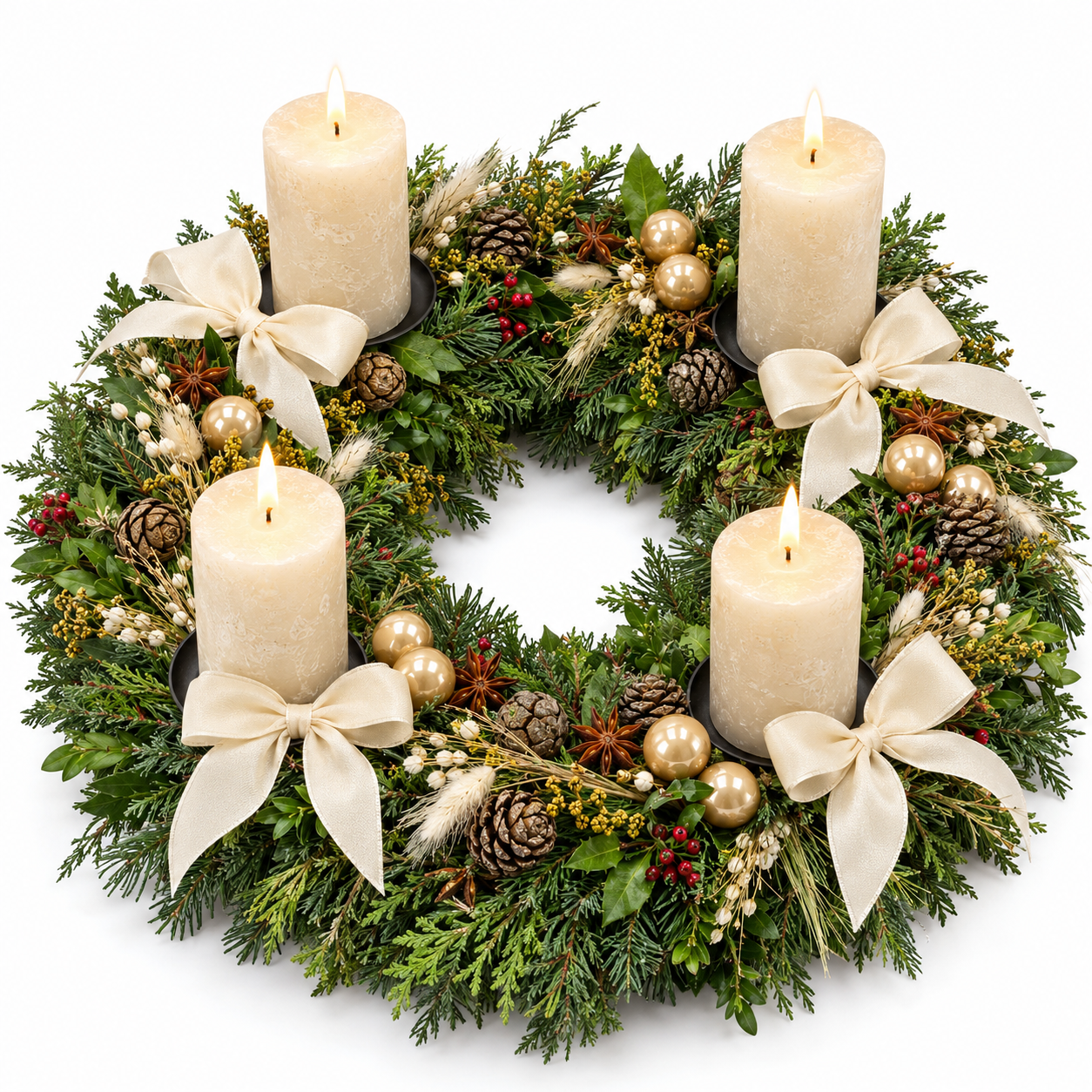 Adventskranz_weiss_premium_gruenlich