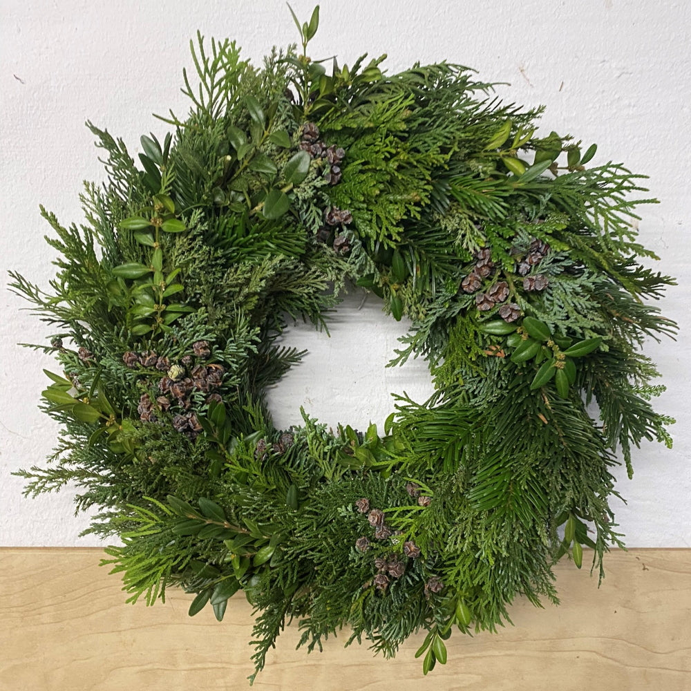 Adventskranz gemischt → handgebunden & frisch