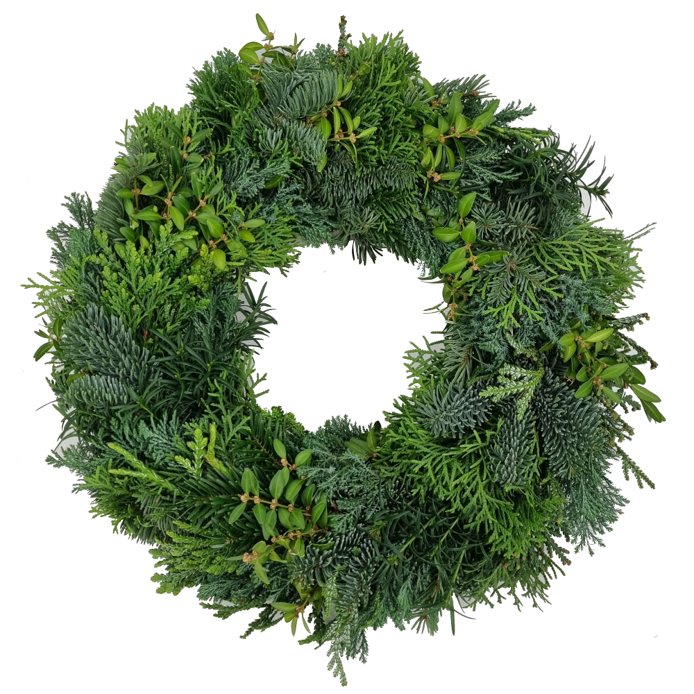 Adventskranz gemischt → handgebunden & frisch