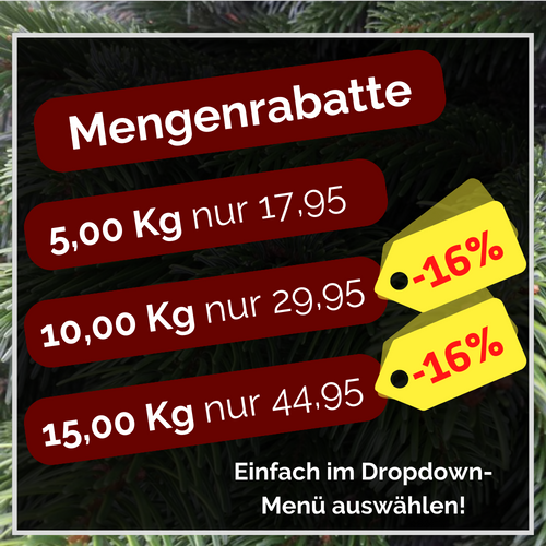 Mengenrabatt Nordmanntanne