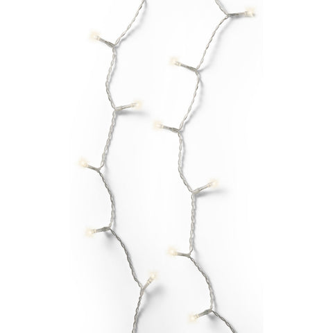 Lichterkette 24 LEDs Warm Weiß Twinkle Effekt 8 Funktionen 172,5 cm