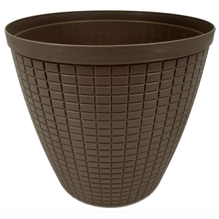 Übertopf Bruchfest Braun Matt ⌀ 29 cm