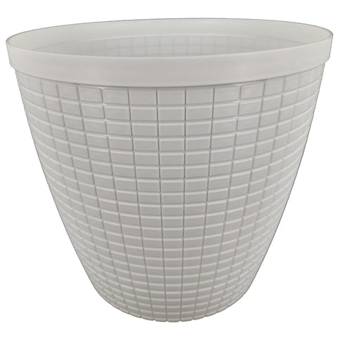 Übertopf Bruchfest Weiß Matt ⌀ 29 cm