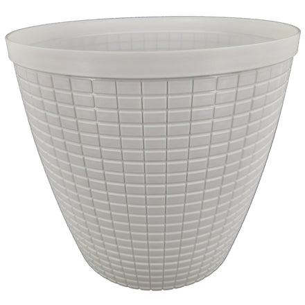 Übertopf Bruchfest Weiß Matt ⌀ 29 cm